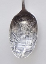 Collector Souvenir Spoon Great Britain UK England Clovelly Devon High Street - £13.53 GBP