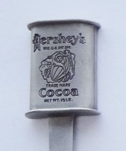 Collector Souvenir Spoon USA Pennsylvania Hershey&#39;s Cocoa 1895 3D Figural - £13.57 GBP