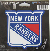 NHL New York Rangers 4 inch Auto Magnet Die-Cut by WinCraft - £12.74 GBP