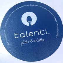 Talenti gelato sorbetto twist jar grip rubber promo promotional item blue - $13.00