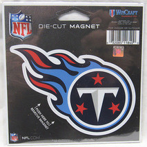 NFL Tennessee Titans 4 inch Auto Magnet Die-Cut Logo by WinCraft - $13.99