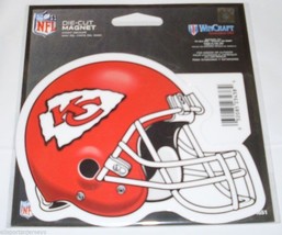 NFL Kansas City Chiefs 4 inch Auto Magnet Helmet by WinCraft - £8.77 GBP