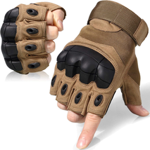 WTACTFUL Tactical Fingerless Gloves for Motorbike Motorcycle Cycling Cli... - £38.69 GBP