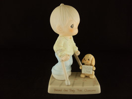 Precious Moments, 115479, Blessed Are They That Overcome, Cedar Tree Mark, 1987 - $34.95