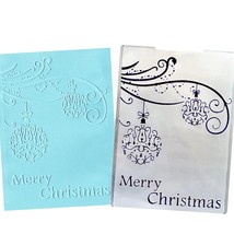 3-D Textured Impressions Background Embossing Folder, Christmas Ball Pat... - $12.99