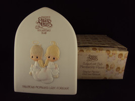 Precious Moments, E-0102, Collectors&#39; Club Membership Plaque, Hourglass,... - $29.95