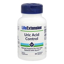 Life Extension Uric Acid Control, 60 Vegetarian Capsules - $18.00