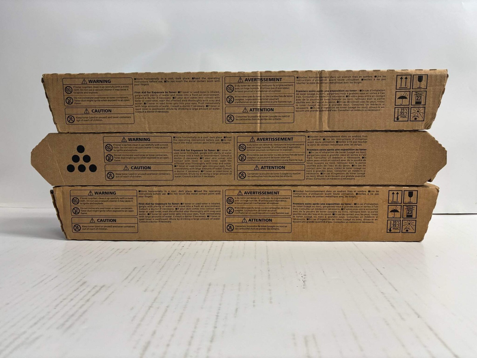 3 New Genuine Ricoh IM C2500H, C2000 Cyan and Black Toners 842307, 842310 Item image 2