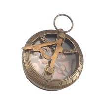 Vintage Pocket Sundial Compass - Gilbert &amp; Sons Inspired Design - £14.23 GBP