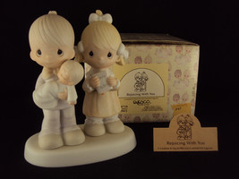 Precious Moments Figurine, #E-4724, Rejoicing With You, Cedar Tree Mark - $59.95