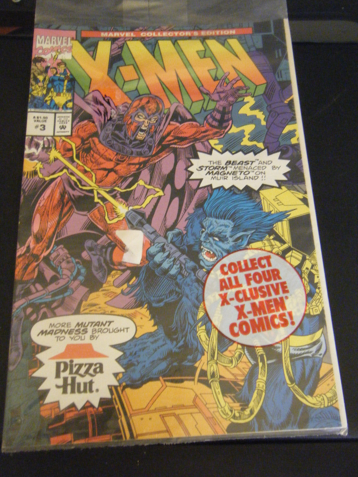 Primary image for Marvel X-Men - Magneto, Beast & Storm Comic Book (1993 Pizza Hut Promos) #3