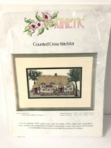 Kinetic Counted Cross Stitch Kit Hatchet Inn Andover UK KCS 06 Vintage H... - $43.67