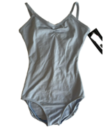 Eurotard 10527 Light Blue Cami Dance Leotard Adult M New With Tags - €12,36 EUR