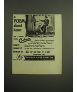 1949 Cushman Motor Scooter Ad - A poem about home - £14.55 GBP