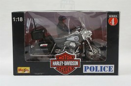 VINTAGE 1998 Maisto Harley Davidson Florida State Trooper 1:18 Motorcycle - £23.45 GBP