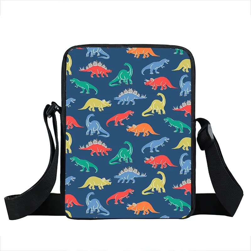 Dinosaur Print Messenger Bag Boys Girls Satchels Children Handbag Should... - $21.01