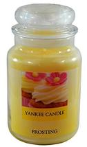 Yankee Candle 22 oz Single Wick Large Glass Jar Candle Frosting - $37.99