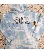 NEW Old Navy Batman Hoodie Jacket size XL 14-16 boys blue tie dye sweats... - $15.00
