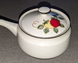 1970s &quot;Strawberries&quot; 8&quot; stoneware covered casserole Bean Pot Very Rare N... - $39.59