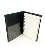 Pocket Jotter Notebook, Padded Cover, Black &amp; Red, Spiral Note Pad, Swed... - $126.63 MXN