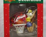 Vtg Looney Tunes Space Jam Lola Bunny Playing Basketball Christmas Ornament - $17.99