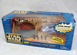 GALOOB 1998 STAR WARS ACTION FLEET GIAN SPEEDER AND THEED PALACE SET - $22.49