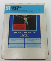 Barry Manilow Live Double Album 8 Track Tape Vintage - £8.89 GBP