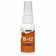 NEW Now Supplements Vitamin B-12 Liposomal Spray with Folic Acid 2-Ounce - $17.23