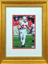 Souvenirs Aj Hawk ( Blanc T - Shirt ) Main Signée Photo Ohio State Buckeyes - £83.20 GBP