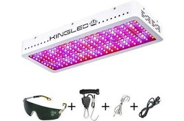 KINGPLUS 2000W Double Chips LED Grow Light Full Spectrum for Greenhouse and Indo - £121.79 GBP
