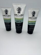 3pc Set! Dr Tusk (2)Lightweight Facial Moisturizer (1) Shave Gel - $30.59