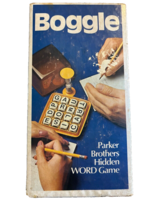 Boggle Hidden Word Game 1976 Parker Brothers No Instructions Vintage Parker Bros - £7.48 GBP
