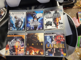 Lot Of 6 Play Station 3 PS3 Games / Complete Game With Case + Artwork - £15.49 GBP
