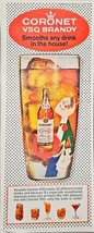 CORONET VSQ BRANDY-32 Mixed Drinks-Tasty-1968 Vintage Print Ad!! - €7,76 EUR