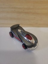 1990 Hot Wheels Race Car Diecast Model Black Red Flames Mattel Toy Nice Clean - £4.89 GBP