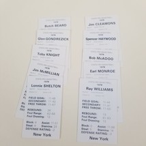 10 New York Player Cards Avalon Hill/ SI STATIS PRO NBA BASKETBALL  1978 - £9.34 GBP