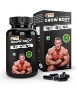 GROW BODY CAPSULE FOR WEIGHT GAIN, MUSCLE BUILDING AND MUSCLE MASS GAIN ... - £23.22 GBP
