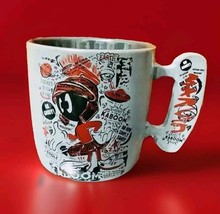 Six Flags Warner Bros Marvin The Martian Graffiti Mug Cup Ultra Rare - $27,348.64 MXN