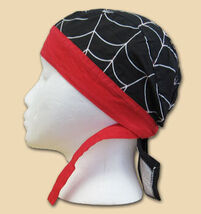 Spider Print EZDanna Headwrap - One Size Fits All, Black - $5.40