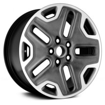 Wheel For 2015-2017 Jeep Renegade 17x6.5 Alloy 10 Slot 5-110mm Machined Black - £392.82 GBP