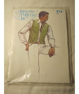 vintage Authentic Patterns Inc Sewing #313 - Square-Dance Vest - Mint / ... - £19.57 GBP