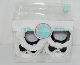 Baby Snoozies 1300Pand White Black Cozy Sherpa Booties Panda Size 3 to 6 Months image 1