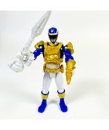 Bandai - Power Rangers Megaforce - Ultra Blue Ranger 4” Action Figure W/... - $11.95
