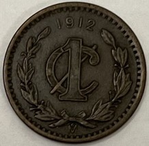 1912 MO Mexico Centavo Coin Mexico City Mint - $8.91