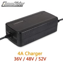 36V 48V 52V 4A Lithium battery charger li-ion battery pack charger for ebike ele - £89.39 GBP