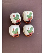 Lot of 4 Franciscan Pottery small coffee mugs &quot;England&quot; backstamp, Apple... - $681.50 MXN