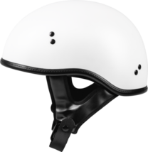 HIGHWAY 21 Mens .357 Solid Half Helmet Matte White XS - £55.71 GBP