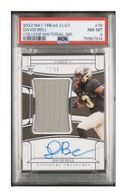 David Bell RC 2022 National Treasures Patch Auto On Card Auto #/99 PSA 8 -Browns - £148.39 GBP