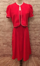 Vintage 60s Arlene Andrews 2 Piece Dress Jacket Set Size 2* *See Measurements - £46.15 GBP