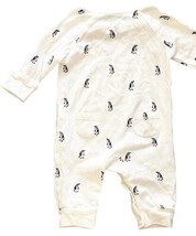 Janie and Jack Baby Romper 0-3 Months Penguin Long Sleeve Snap image 6